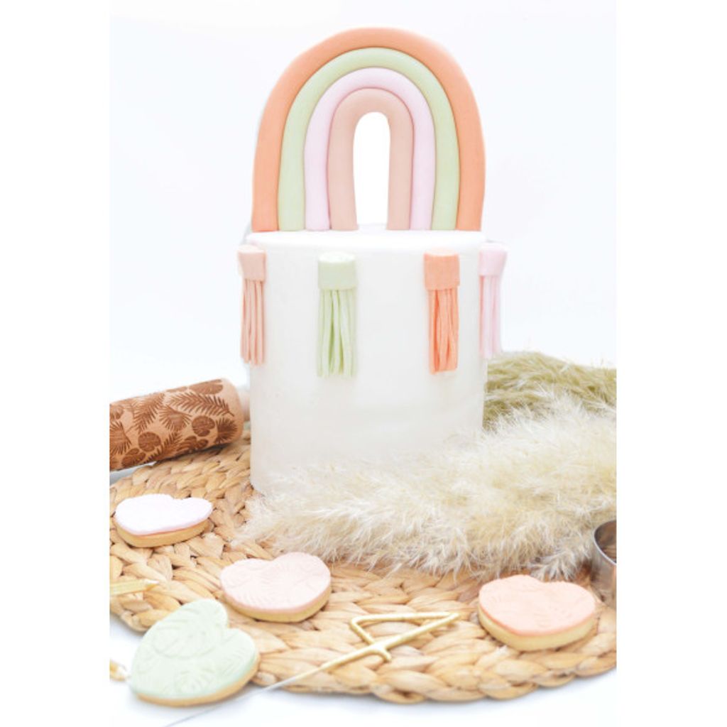 Pâte à sucre d'origine naturelle lilas 200g - Visuel 2